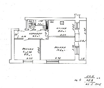 Купить 2-комнатную квартиру, д. Песочная Буда, ул. Фабричная, 1 (Гомельский р-н, Гомельская область)