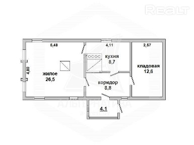 Продажа дома в деревне в Кобринском районе, Бухови 211240