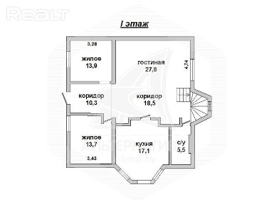 Продажа жилого дома в Брестском районе, Жабинковск 211873