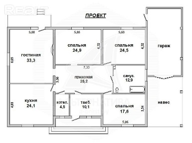 Продажа коробки дома в Жабинковском районе, Ракитн 172462