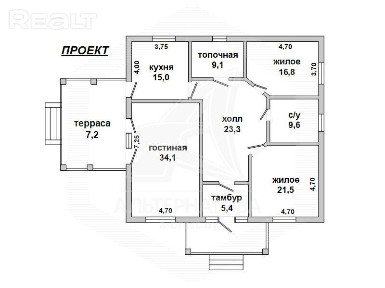 Продажа коробки дома в Кобринском районе, г. Кобри 202637