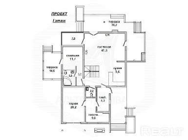 Продажа коробки дома в Жабинковском районе, Ракитн 181130