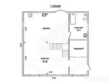 Продажа жилого дома в Брестском районе, Домачевско 182218