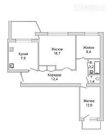 Трехкомнатная кввартира, Дубровкая ул. - 201126