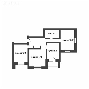 3-комнатная квартира, Южный