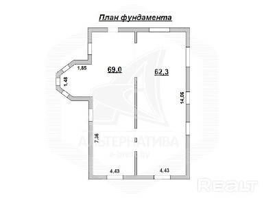 Продажа коробки дома в Кобринском районе, г. Кобри 222553