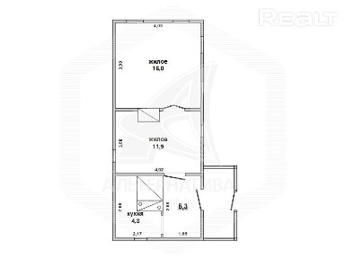 Продажа дома в деревне в Брестском районе, Домачев 220580