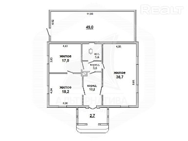 Продажа жилого дома в Жабинковском районе, Ракитни 182496