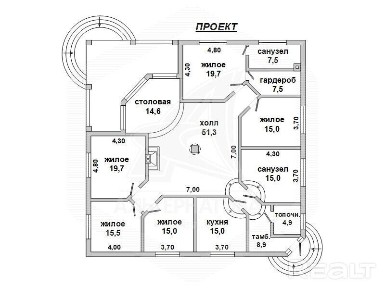 Продажа коробки дома в Брестском районе, Домачевск 193606