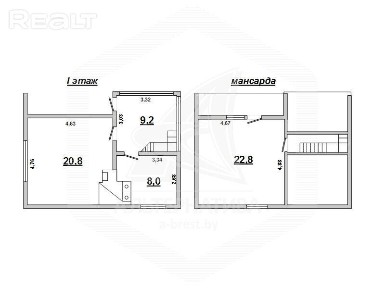 Продажа дачи в Малоритском районе, Хотиславский с/ 170364