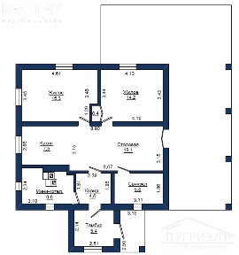 Современный жилой дом в пригороде Бреста - 300067
