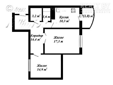 Купить 2-комнатную квартиру, г. Брест, ул. Луцкая