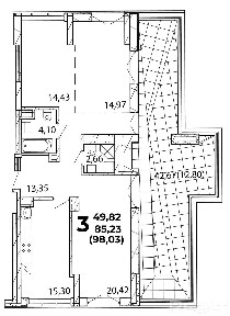 Великолепный пентхаус в Фарфоровом!