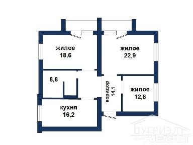 Трехкомнатная квартира, Брестских дивизий ул. - 240008