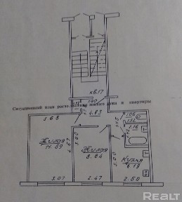 Купить 2-комнатную квартиру, г. Гродно, просп. Строителей, 4