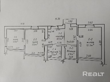 Купить 2-комнатную квартиру, г. Брест, ул. Киевская, 27