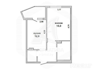 Продажа однокомнатной квартиры в Бресте, ул. Махно 241929
