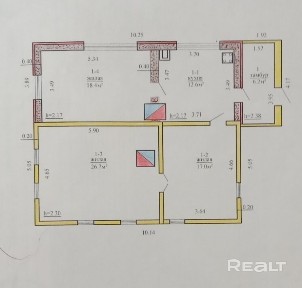 Участок общей площадью 25 соток, с расположенными на нем домом 80 кв. м. и баней.