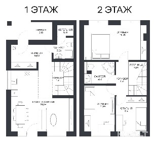 Квартира в таунхаусе 100 м²