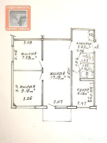 3 к. кв-ра, ул. Кожара, д. 4, г. Гомель