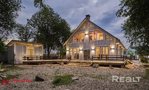Эксклюзивный “Oak House” с собственным лесом на участке в престижном коттеджном посёлке 