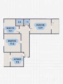 3-КОМНАТНАЯ КВАРТИРА В МКР. КОВАЛЕВО