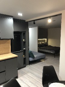 Уютная студия с красивым видом.