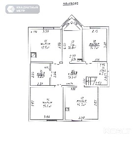 Просторный коттедж на берегу озера Липно