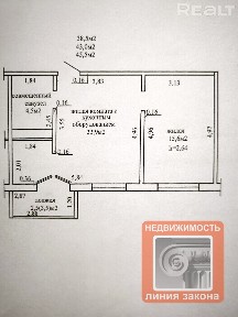 2 к. кв-ра, ул. Алмазная, д. 1, г. Гомель