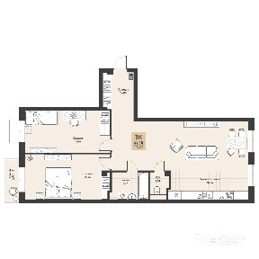 Купить 3-комнатную квартиру, г. Брест, просп. Машерова, 58