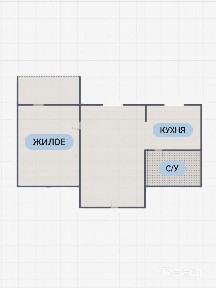 ЕВРОДВУШКА ПОД ОТДЕЛКУ + ДИЗАЙН ПРОЕКТ