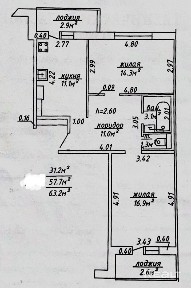 Купить 2-комнатную квартиру, г. Витебск, ул. Сметанина, 18