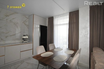 Продается евротрешка с дизайнерским ремонтом в ЖК Минск Мир