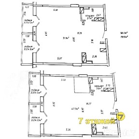 Продается 2 -х уровневая квартира на Дзержинского, 19.