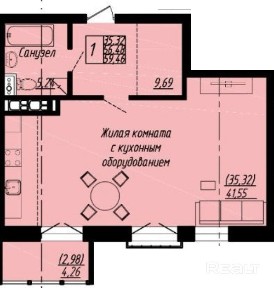 Купить 1-комнатную квартиру, г. Минск, ул. Восточная, 119