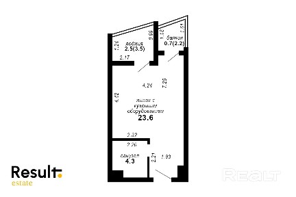 Купить 1-комнатную квартиру, г. Минск, ул. Игоря Лученка, 15