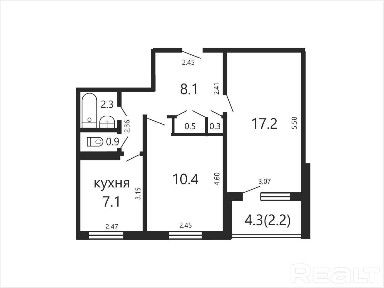 Купить 2-комнатную квартиру, г. Минск, просп. Рокоссовского, 83