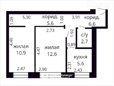 Купить 2-комнатную квартиру, г. Минск, ул. Коласа, 63