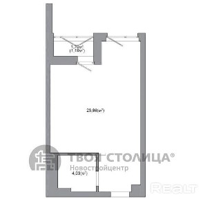 Купить 1-комнатную квартиру, г. Минск, просп. Мира, 10