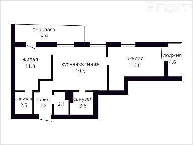 Купить 3-комнатную квартиру, г. Минск, ул. Игоря Лученка, 16