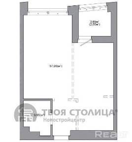 Купить 2-комнатную квартиру, г. Минск, просп. Мира, 10