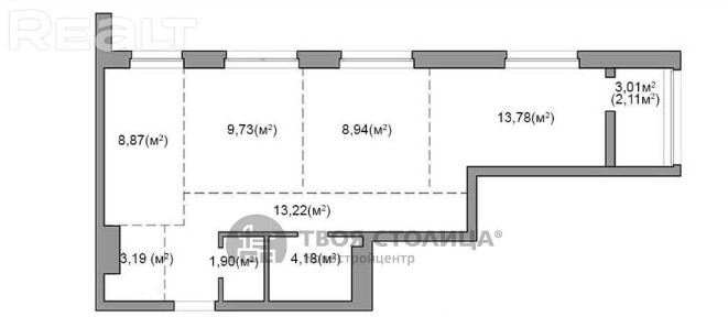 Купить 3-комнатную квартиру, г. Минск, ул. Левина, 1