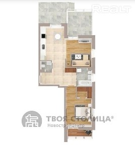 Купить 3-комнатную квартиру, г. Минск, ул. Леонида Щемелёва, 16