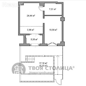 Купить 1-комнатную квартиру, г. Минск, ул. Белградская, 1
