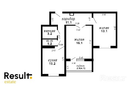 Купить 2-комнатную квартиру, г. Минск, ул. Каменногорская, 110
