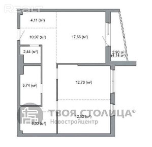 Купить 3-комнатную квартиру, г. Минск, ул. Игоря Лученка, 29