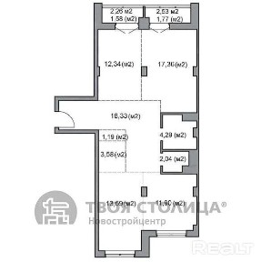 Купить 4-комнатную квартиру, г. Минск, ул. Белградская, 1