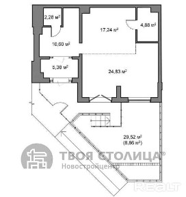 Купить 1-комнатную квартиру, г. Минск, ул. Белградская, 1
