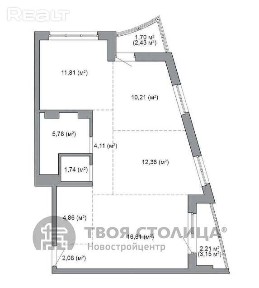 Купить 4-комнатную квартиру, г. Минск, ул. Жореса Алфёрова, 9