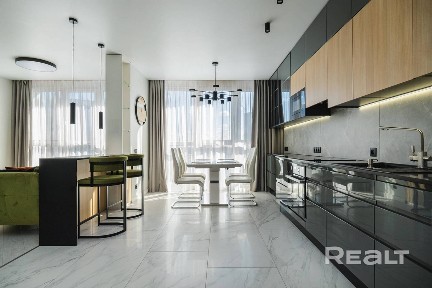 Просторная квартира с панорамным видом в доме «Москва», квартал «Евразия», ЖК «Минск Мир»